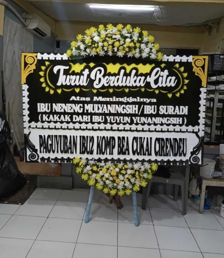 Papan Bunga Duka Ciracas